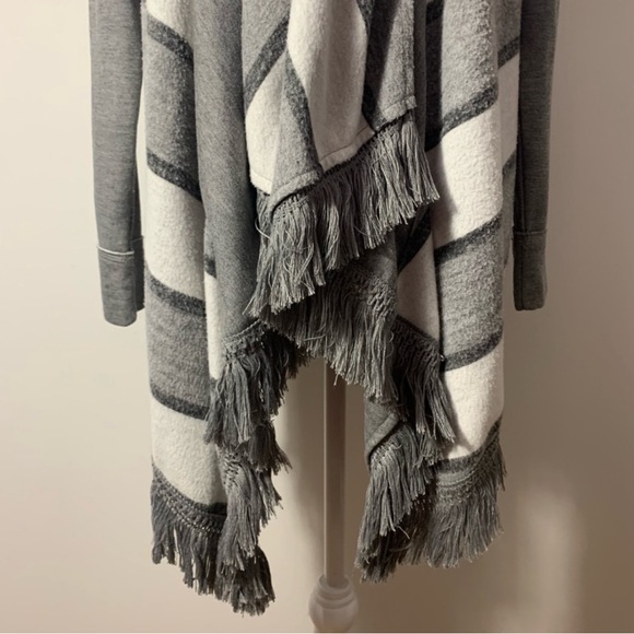 Anthropologie Saturday Sunday Open Cardigan with Fringe Detail. - Picture 5 of 16